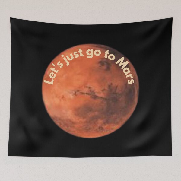 Item preview, lets go to mars cities on mars designed and sold by funnylittleshop.