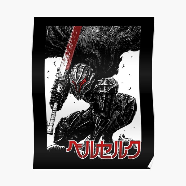 Berserk Guts Berserker αrmσr Rαɠε - Camisetas para hombre Graphic Vintage - La mejor camiseta retro para mujer de moda - Camiseta para Póster