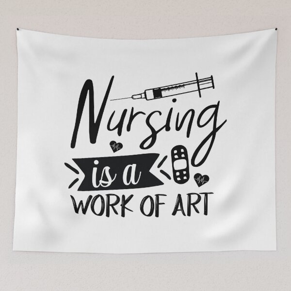 Item preview,   Nursing is work of art - Nurse quotes designed and sold by shivani21061993.