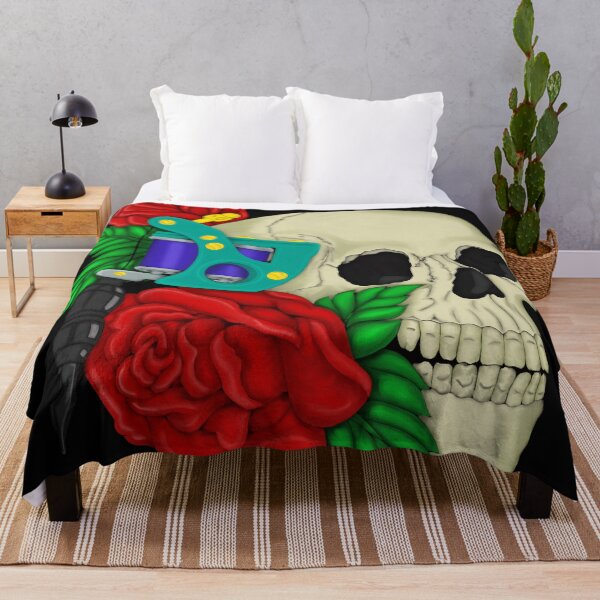 Item preview, Skull & Roses designed and sold by brokenarrowink.