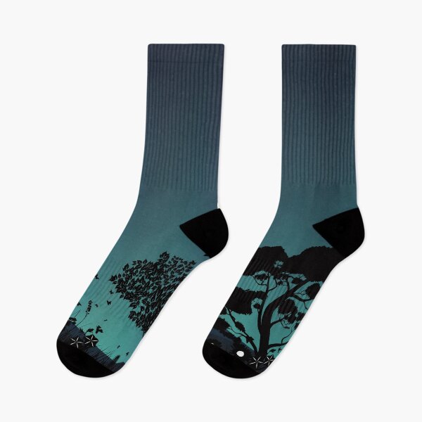 Item preview, night sky and trees designed and sold by getyourvibeon.