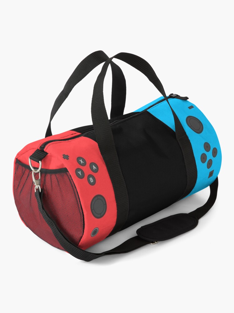 Alternate view of Nintendo Switch Blue Red Gamer Design Duffle Bag