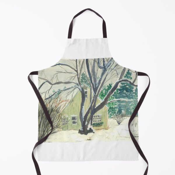 Aperçu de l'œuvre Aquarelle Sumac-Barn créée et vendue par Bunkhouse.