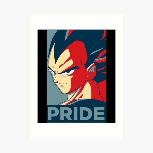 Vegeta Pride Essential TShirt441 Impression artistique