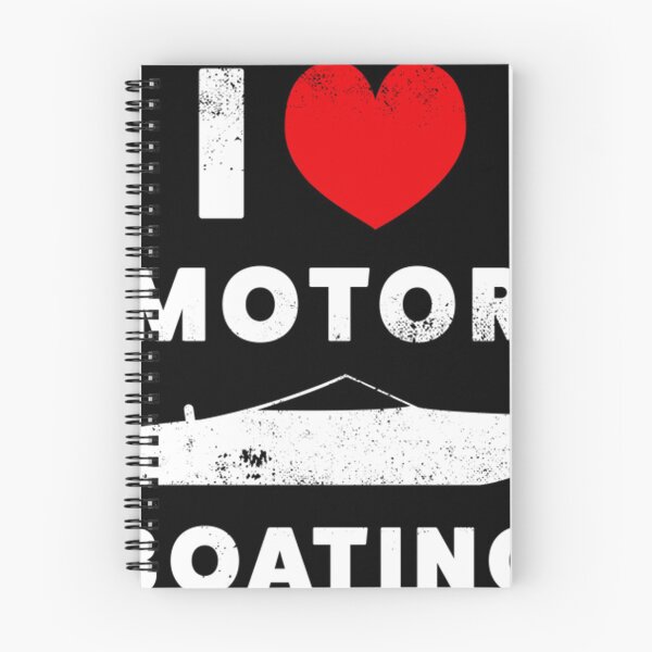 Item preview, I love Motor Boating Motorboat Fan Gift designed and sold by bostons2001.