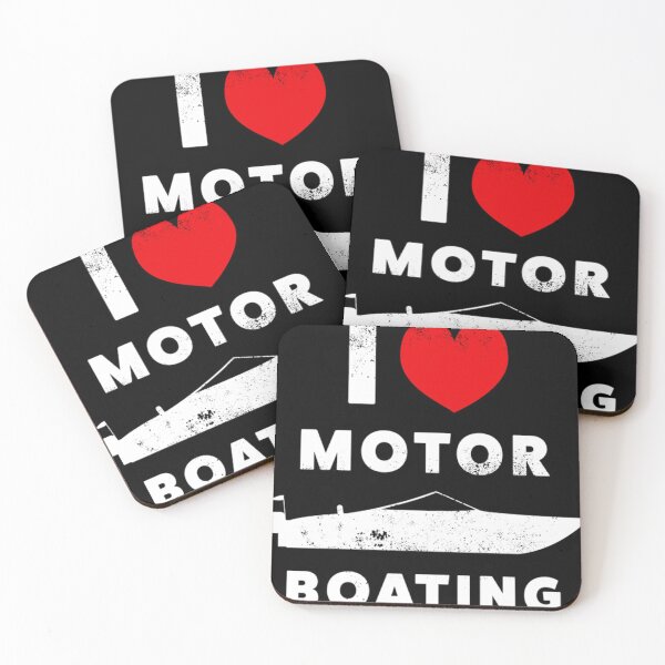 Item preview, I love Motor Boating Motorboat Fan Gift designed and sold by bostons2001.
