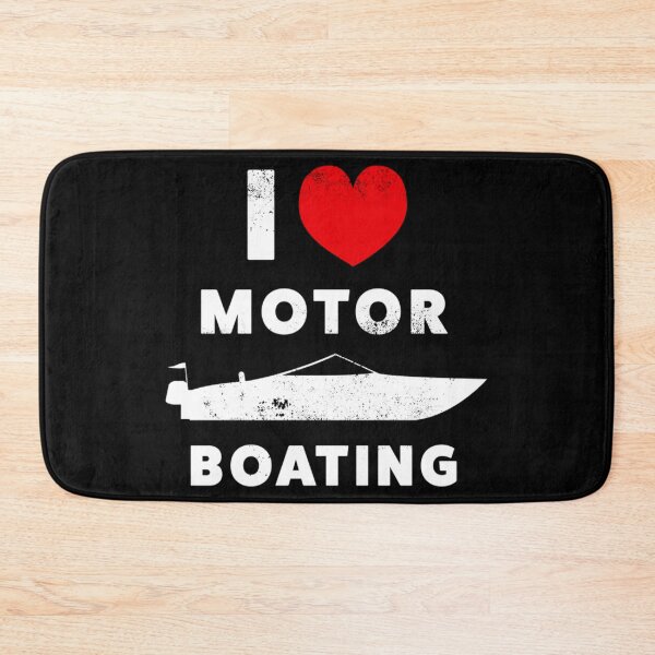 Item preview, I love Motor Boating Motorboat Fan Gift designed and sold by bostons2001.