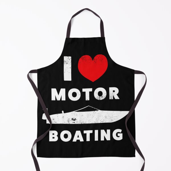 Item preview, I love Motor Boating Motorboat Fan Gift designed and sold by bostons2001.
