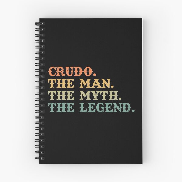 Item preview, Crudo The Man The Myth The Legend Distressed Vintage Retro designed and sold by CrudoMerch.