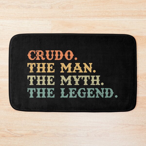 Item preview, Crudo The Man The Myth The Legend Distressed Vintage Retro designed and sold by CrudoMerch.