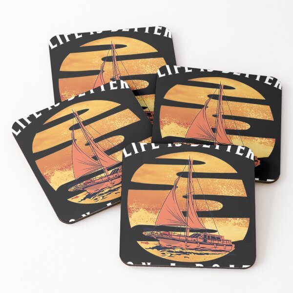 Item preview, Life is Better on a Boat Sailing Gift designed and sold by bostons2001.