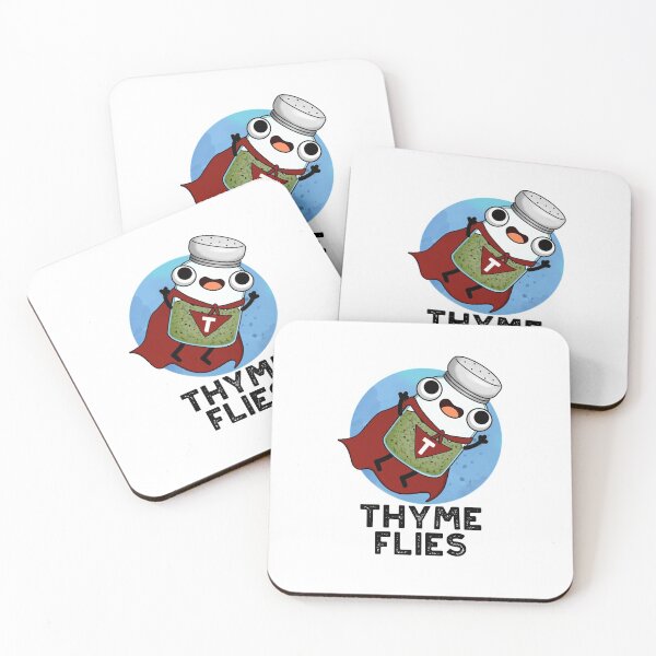 Item preview, Thyme Flies Funny Herb Puns  designed and sold by punnybone.