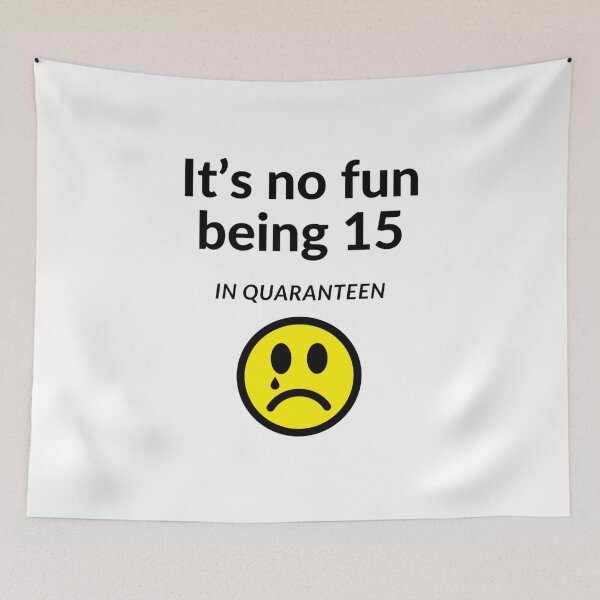 Item preview, No fun being a teen at home in quaranteen designed and sold by UncleStuScience.