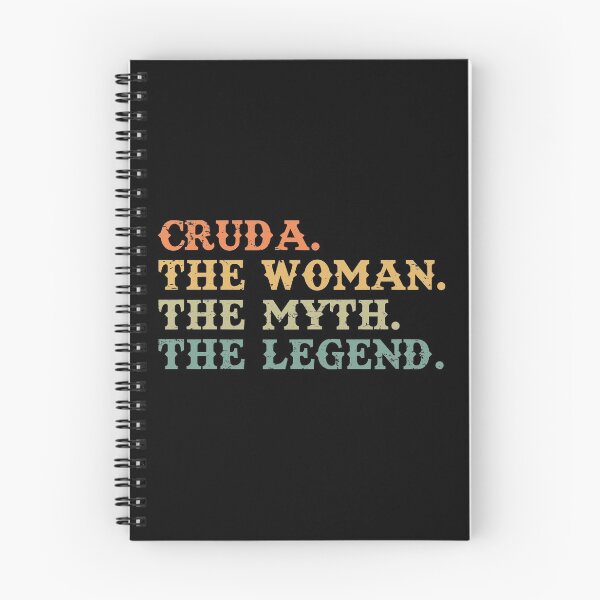 Item preview, Cruda La mujer El mito La leyenda Angustiada Vintage Retro designed and sold by CrudoMerch.
