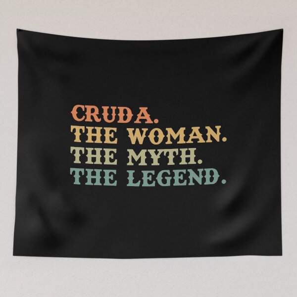 Item preview, Cruda The Woman The Myth The Legend Vintage Retro designed and sold by CrudoMerch.