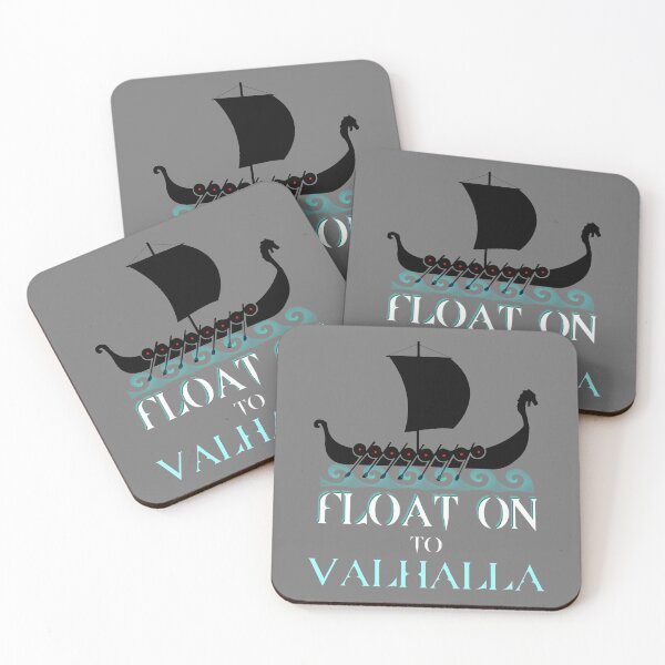 Item preview, Float On To Valhalla - Viking Boat On Water designed and sold by Oaks Creations.