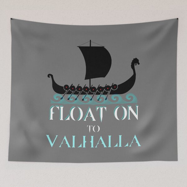 Item preview, Float On To Valhalla - Viking Boat On Water designed and sold by Oaks Creations.