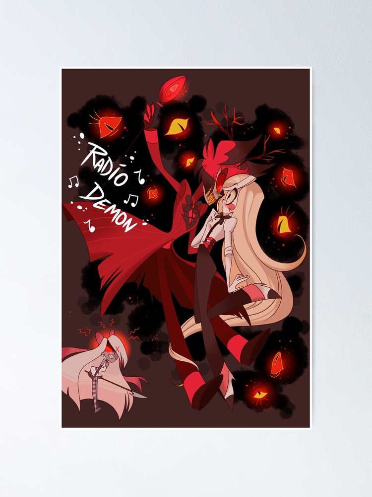 Hazbin hotel Lucifer Poster by Luckychan34