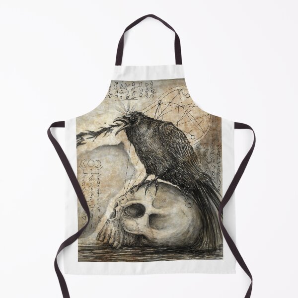 Item preview, Raven and Skull in Ceremony designed and sold by ARTmuffin.
