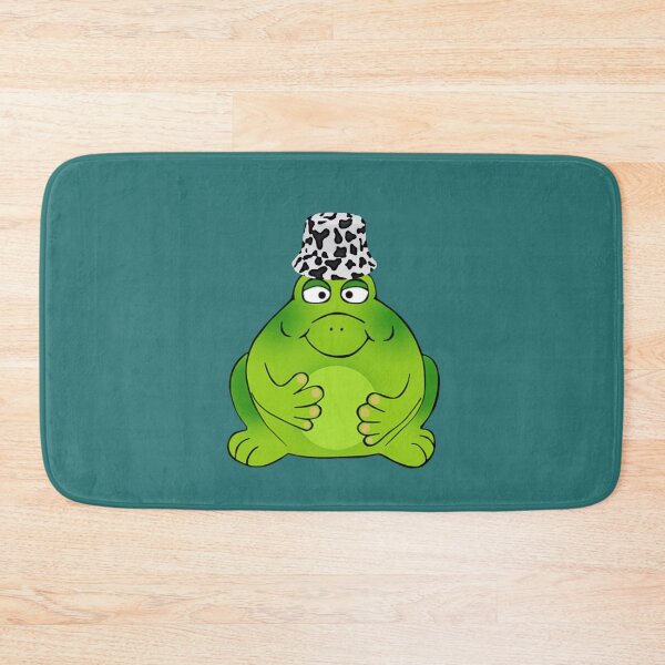 Item preview, frog with cow hat designed and sold by KarmaRoots.