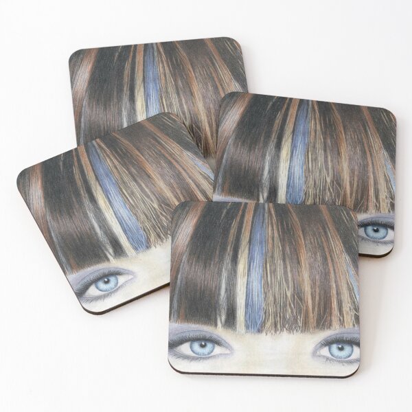 Item preview, Blue Eyes Coloured Pencil Drawing  designed and sold by IV Designs.
