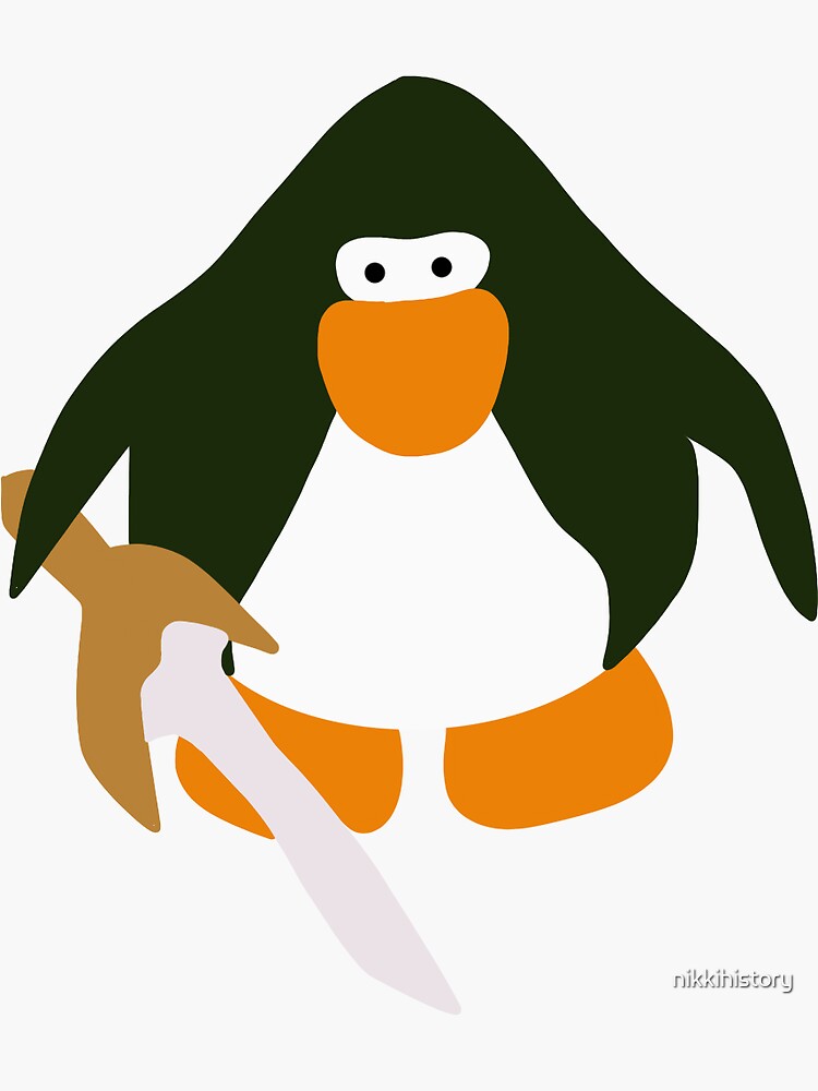 Wide Penguin Walking in Club Penguin on Make a GIF