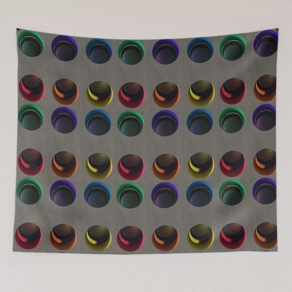 Item preview, Painted Pigeon Holes designed and sold by ninasilver.