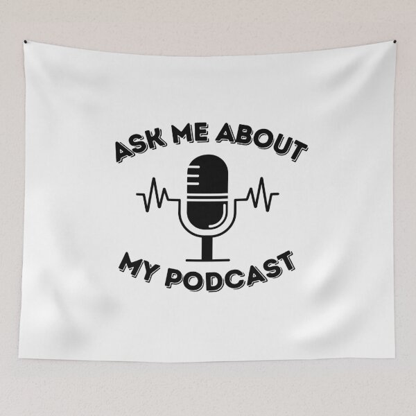 Item preview, Ask Me About My Podcast designed and sold by yumiso.