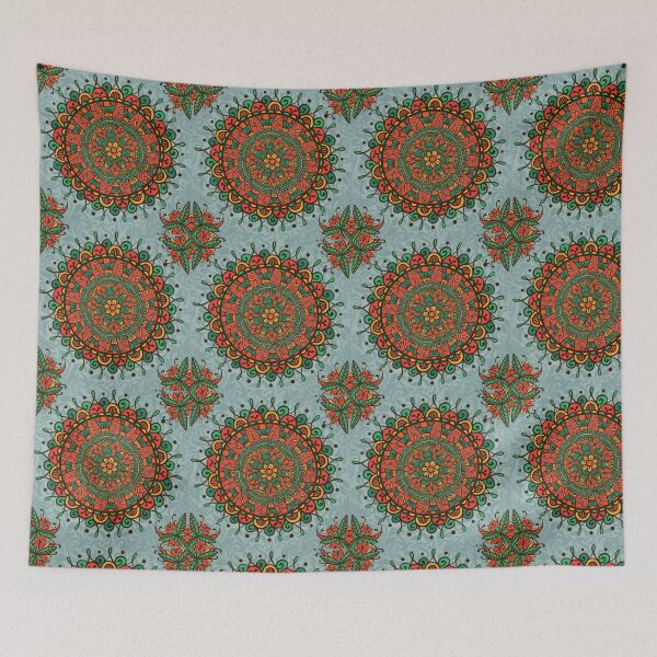 Item preview, Flower  indian pattern  designed and sold by Wolverin6430.