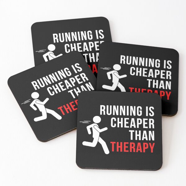 Item preview, Running Is Cheaper Than Therapy designed and sold by WarmlyGreetings.