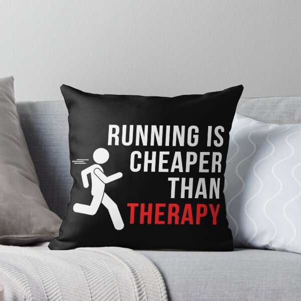 Item preview, Running Is Cheaper Than Therapy designed and sold by WarmlyGreetings.