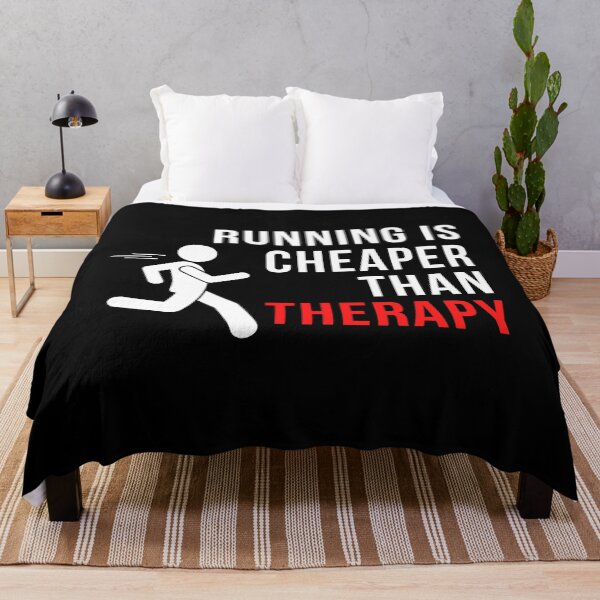 Item preview, Running Is Cheaper Than Therapy designed and sold by WarmlyGreetings.