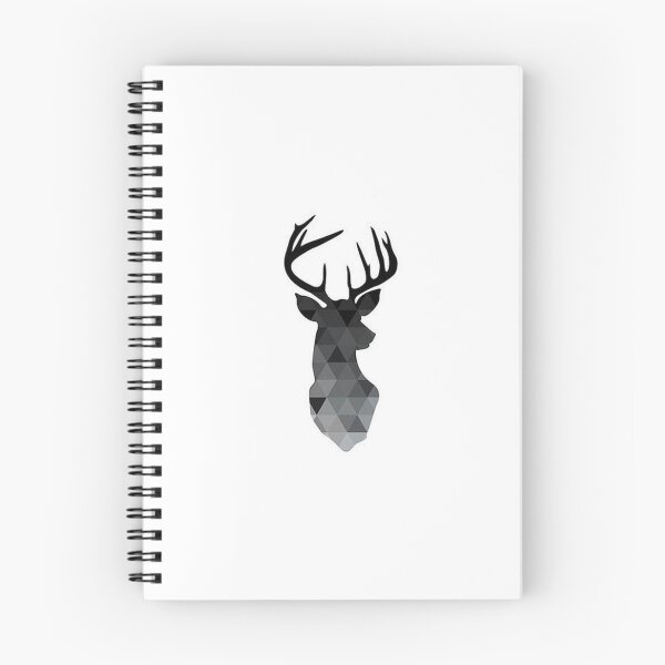 Item preview, Black Geometric Deer Head designed and sold by LMPDrawings.
