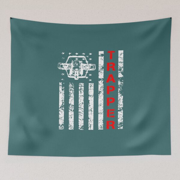 Item preview, Trapping for Men  Trapping Gifts  American Flag Trapper designed and sold by selfishfriends.
