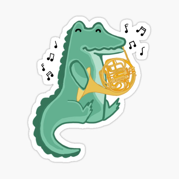 Artikel-Vorschau von Waldhorn Alligator, designt und verkauft von SquishyFishies .
