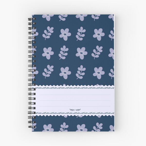 Item preview, Pretty Flowers Pattern Spiral Book with Name Slip (Pretty Flowers Pattern Spiral Notebook with Name Slip) designed and sold by Mushrankhan.