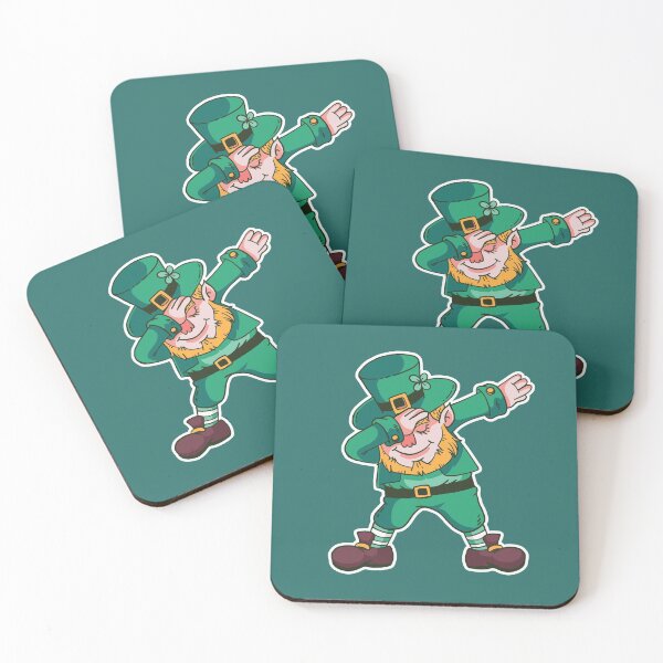 Item preview, Dabbing Leprechaun Cartoon designed and sold by SLAG-Creative.