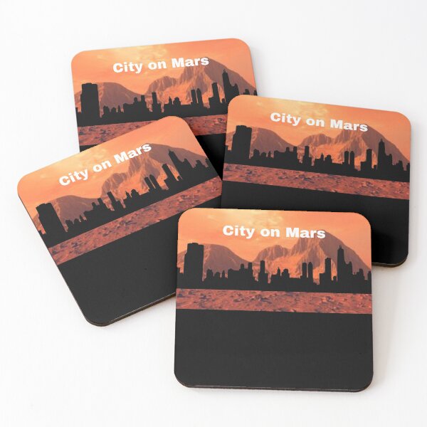 Item preview, lets go to mars cities on mars designed and sold by funnylittleshop.