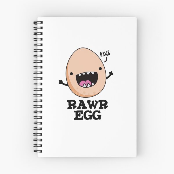 Item preview, Rawr Egg Funny Raw Egg Puns  designed and sold by punnybone.