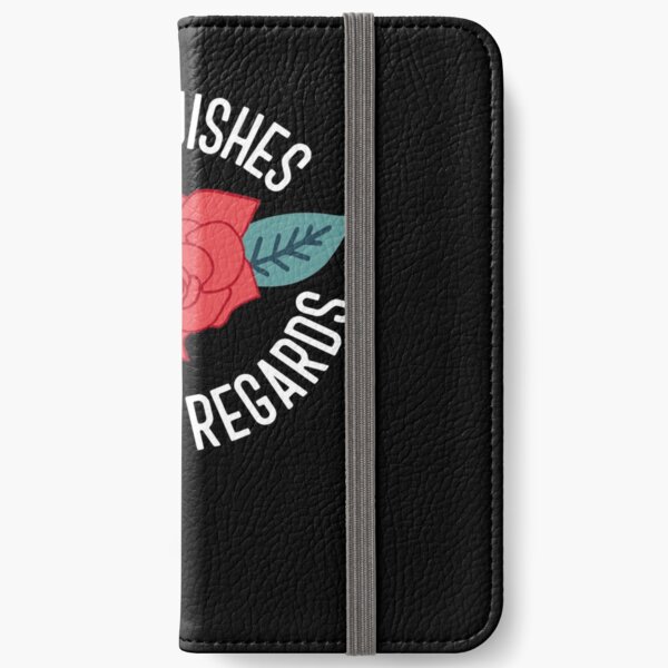 Best Wishes, Warmest Regards - Schitt's Creek Classic T-Shirt For Man For Women Handmade iPhone Wallet