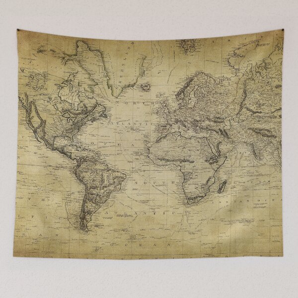Item preview, Vintage Map designed and sold by ArtsyWishy.