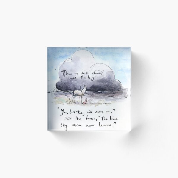 Charlie Mackesy Storm Acrylic Block