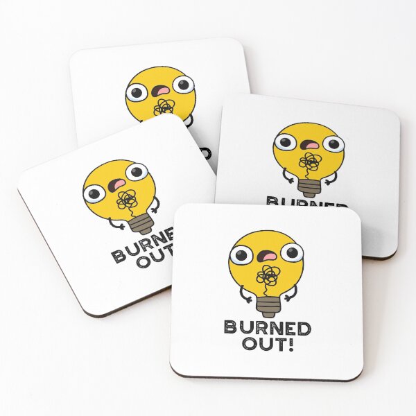 Item preview, Burned Out Cute Bulb Puns  designed and sold by punnybone.
