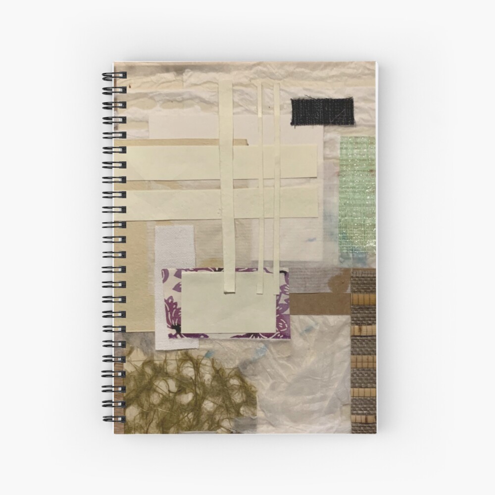 Paper Collage Pattern10 Spiral Notebook