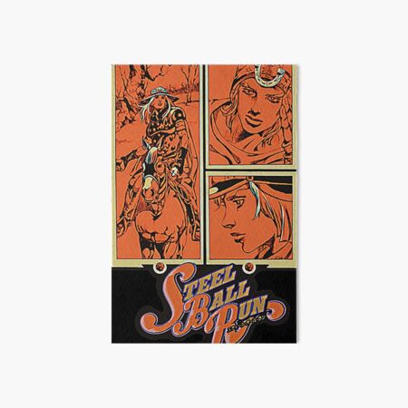 Vintage Steel Ball Run Gift Art Board Print