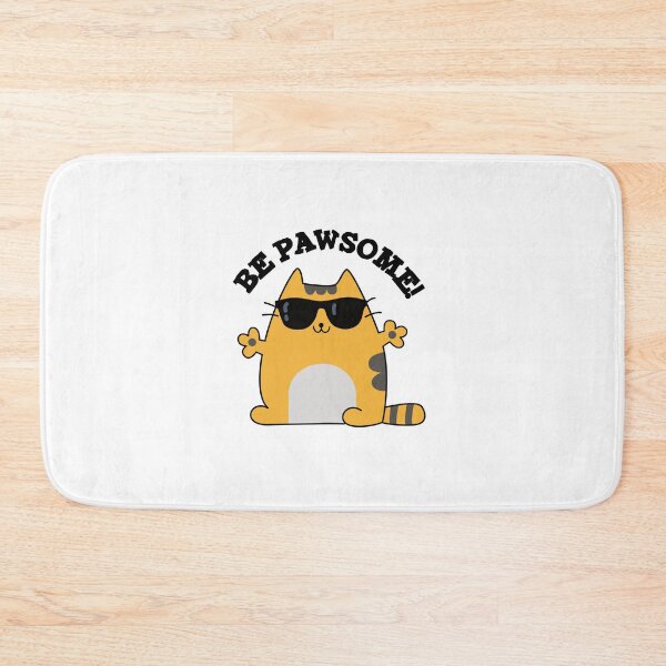 Item preview, Be Paw-some Cute Awesome Cats Puns designed and sold by punnybone.