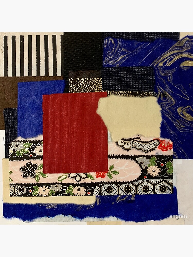 Thumbnail 2 of 2, Art Board Print, Paper Collage Pattern9 designed and sold by angran.