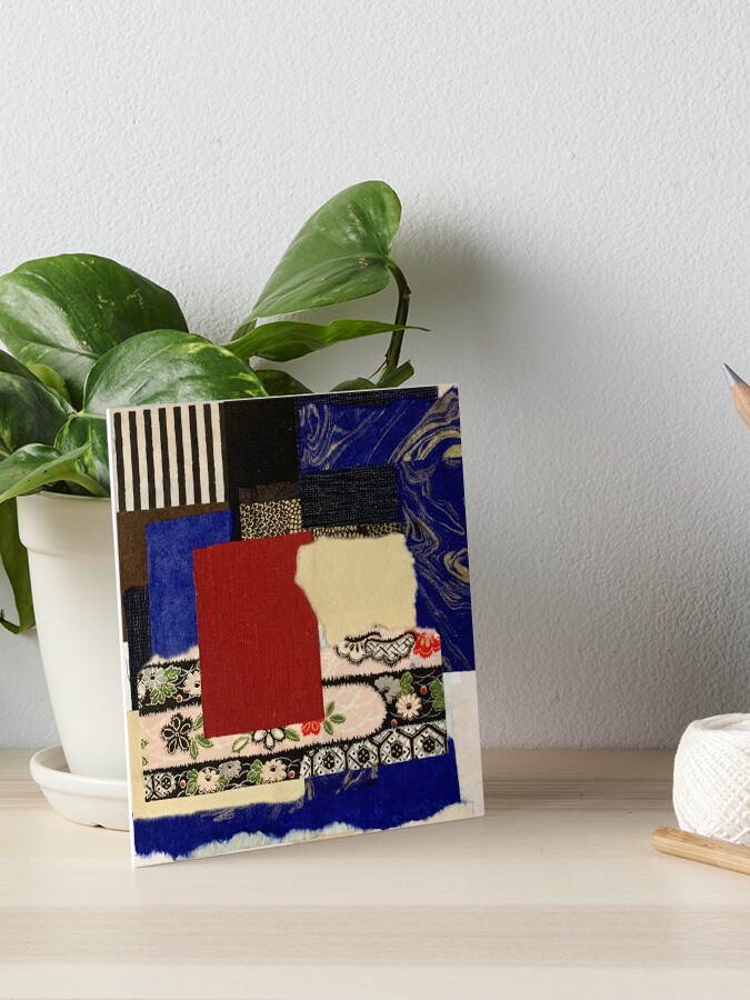 Thumbnail 1 of 2, Art Board Print, Paper Collage Pattern9 designed and sold by angran.