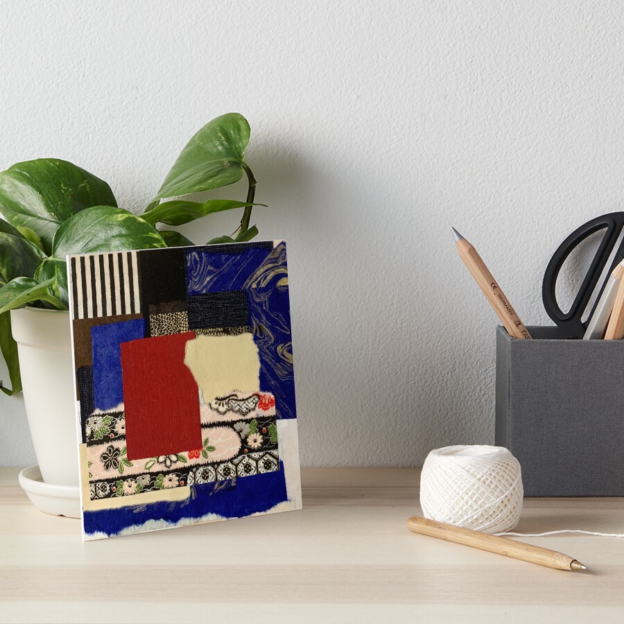 Paper Collage Pattern9 Art Board Print