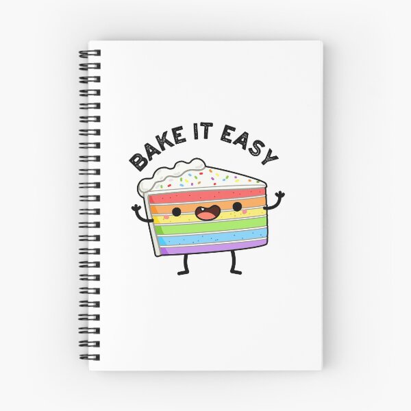 Item preview, Bake It Easy Cute Cake Puns designed and sold by punnybone.
